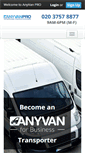 Mobile Screenshot of anyvanpro.com